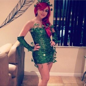 Poison Ivy villain costume.